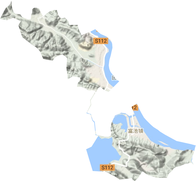 富池鎮地形圖