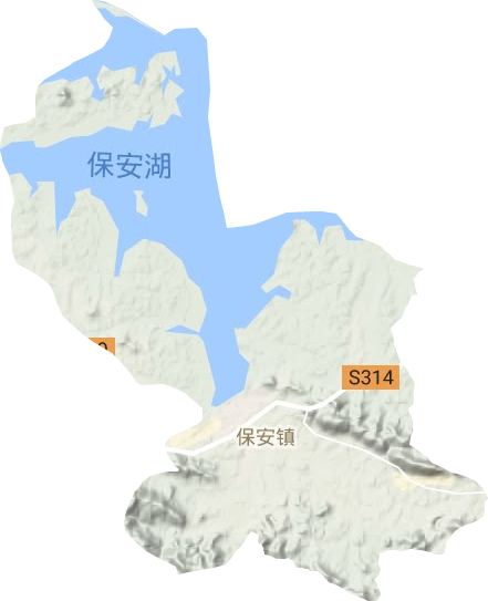保安鎮地形圖