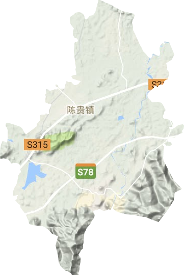 陳貴鎮地形圖