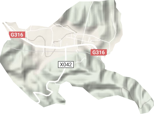 西城開發區地形圖