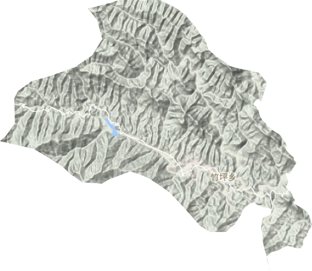 竹坪鄉(xiāng)地形圖