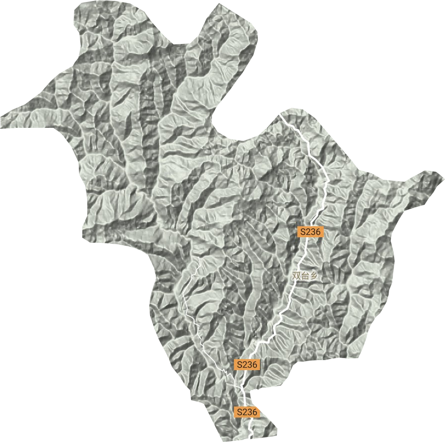 雙臺(tái)鄉(xiāng)地形圖