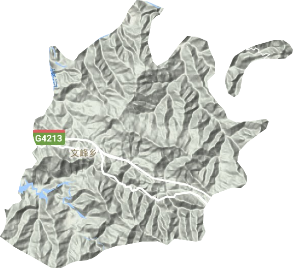 文峰鄉(xiāng)地形圖