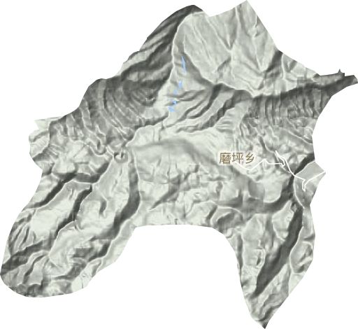 磨坪鄉(xiāng)地形圖