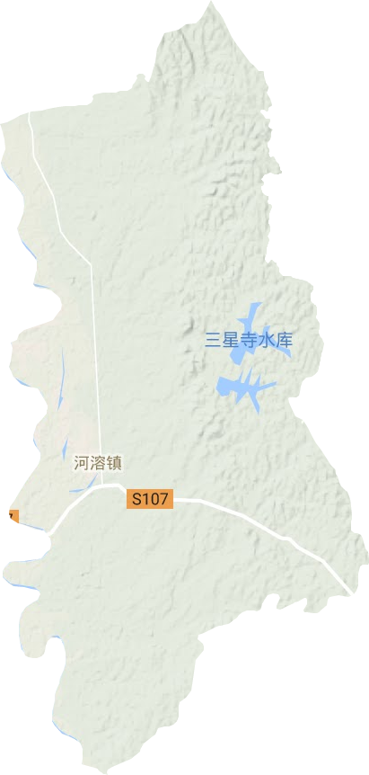 當陽市河溶鎮地形圖
