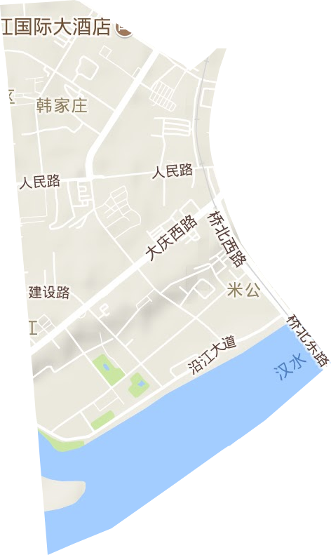 米公街道地形圖