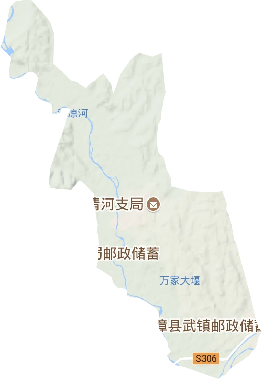 清河管理區地形圖
