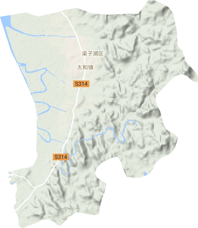 太和鎮地形圖