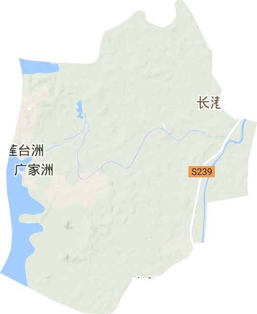 梧桐湖新區(qū)地形圖