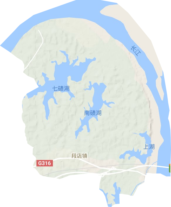 段店鎮地形圖