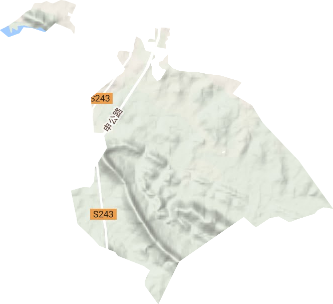 溫泉新區地形圖