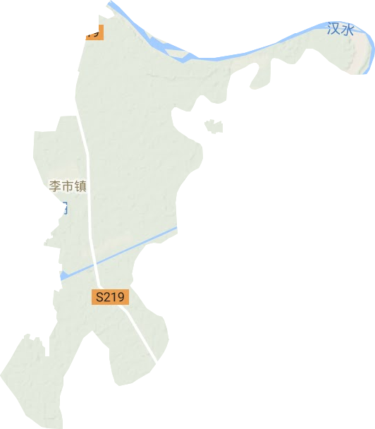 李市鎮(zhèn)地形圖