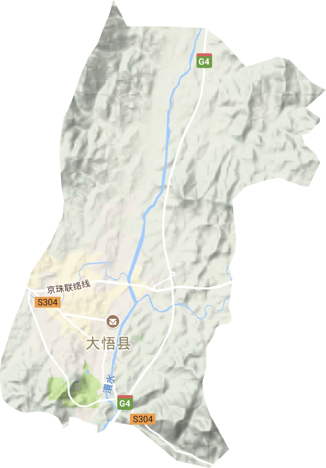 城關鎮地形圖