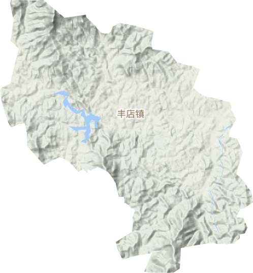 豐店鎮(zhèn)地形圖