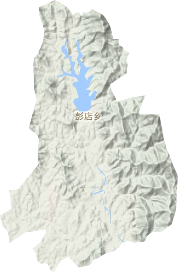 彭店鄉(xiāng)地形圖