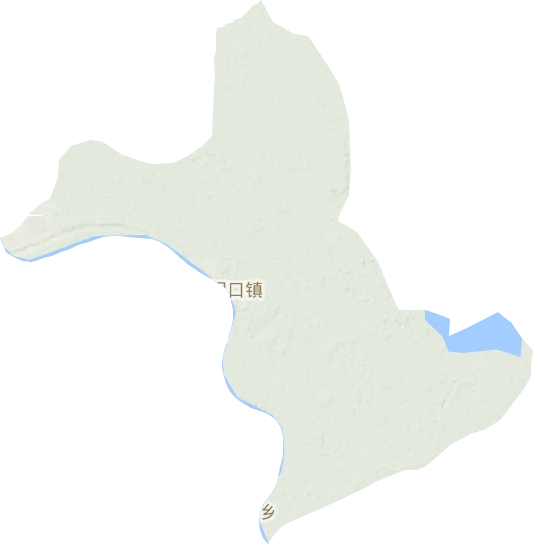 閘口鎮地形圖