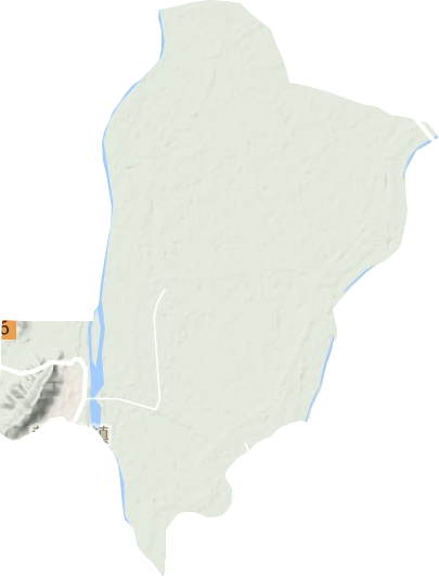 黃山頭鎮地形圖