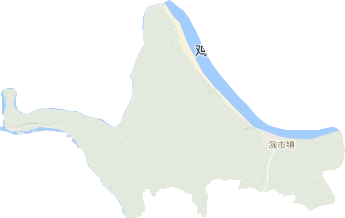 宛市鎮地形圖