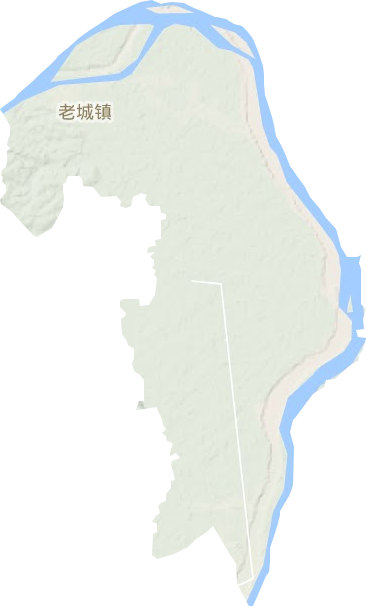 老城鎮地形圖