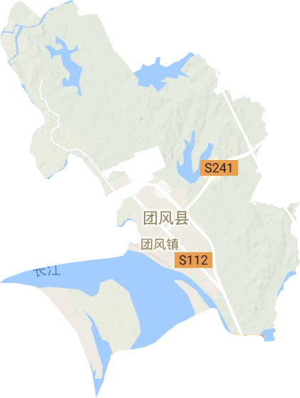 團風鎮地形圖