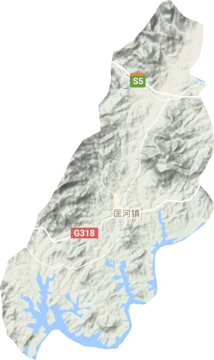 匡河鎮地形圖
