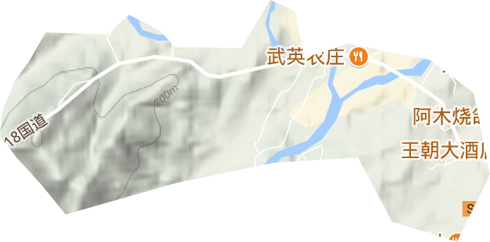 英山縣經濟開發區地形圖