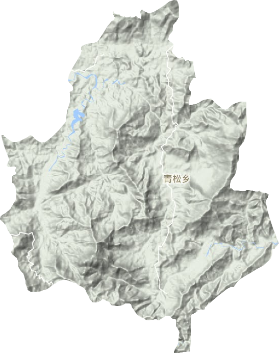 青松鄉地形圖