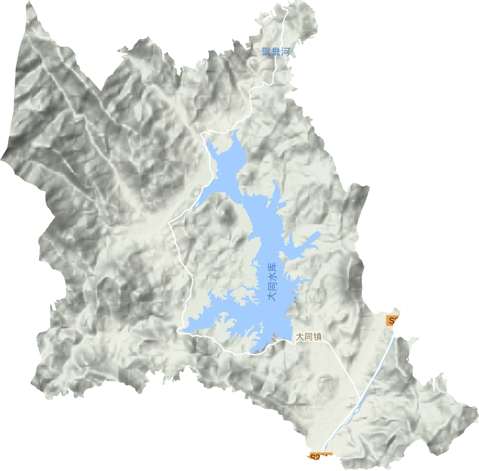 大同鎮地形圖