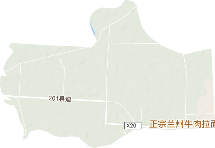 蘆柴湖辦事處地形圖
