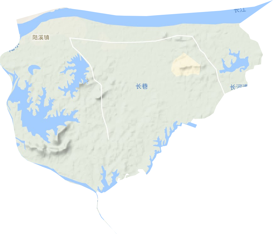 陸溪鎮(zhèn)地形圖