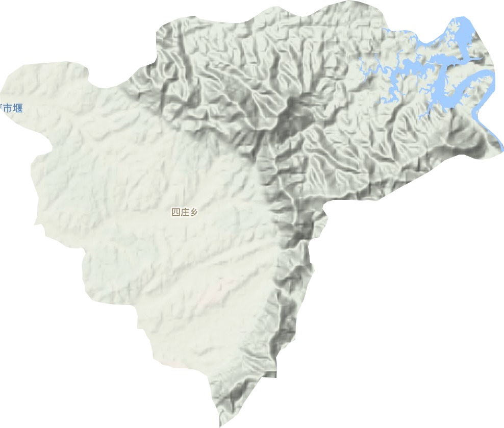 四莊鄉地形圖