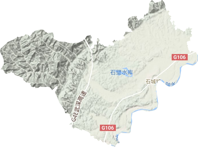 石城鎮地形圖
