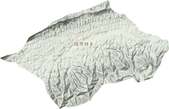 楊芳林鄉地形圖
