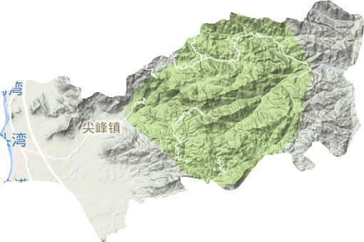 尖峰鎮地形圖