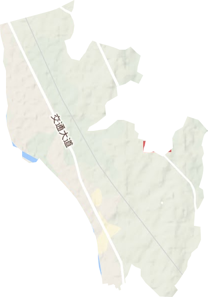 曾都區(qū)新型工業(yè)基地地形圖