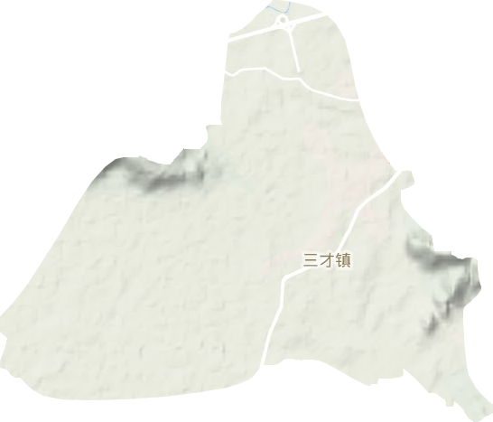 三才鎮地形圖