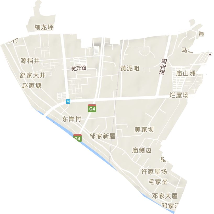 東岸街道地形圖