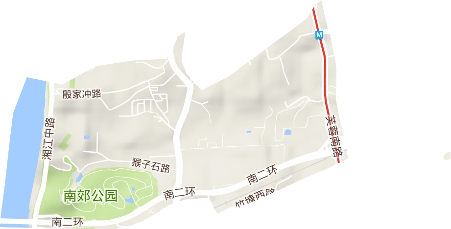 赤嶺路街道地形圖