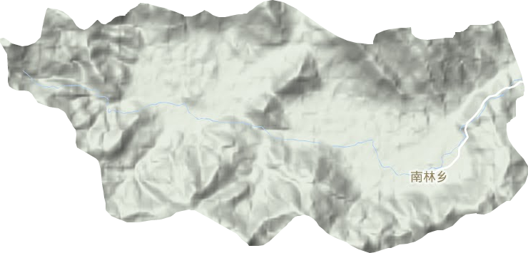 南林鄉地形圖