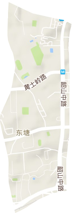 東塘街道地形圖