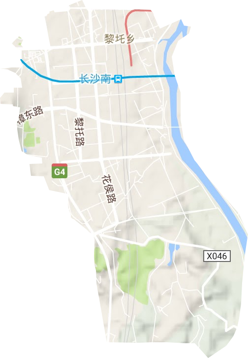 東山街道地形圖