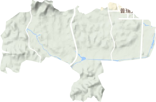 黃金園街道地形圖