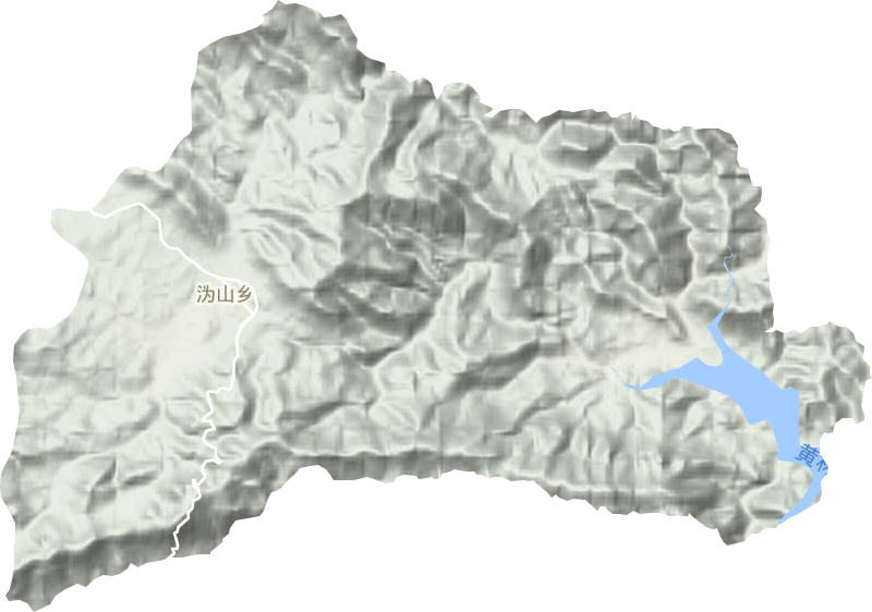 溈山鄉地形圖