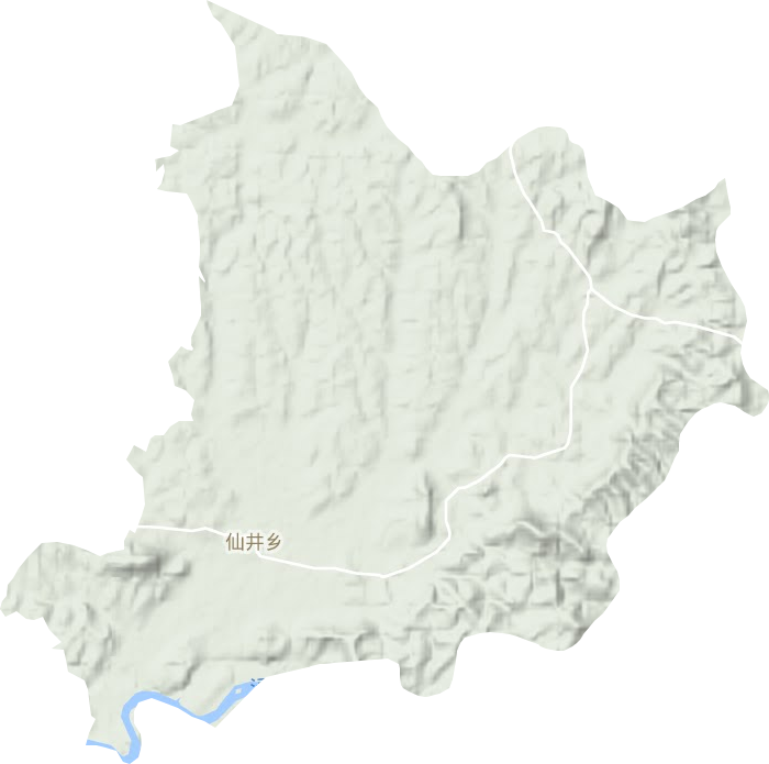 仙井鄉地形圖