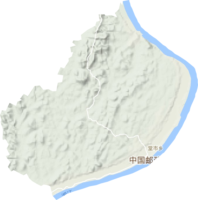 堂市鄉地形圖