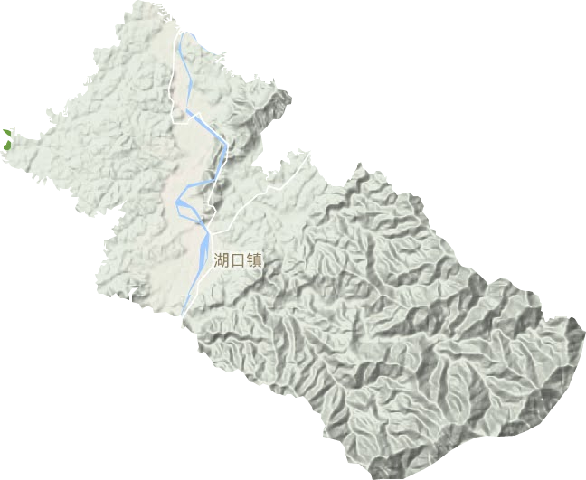 湖口鎮地形圖