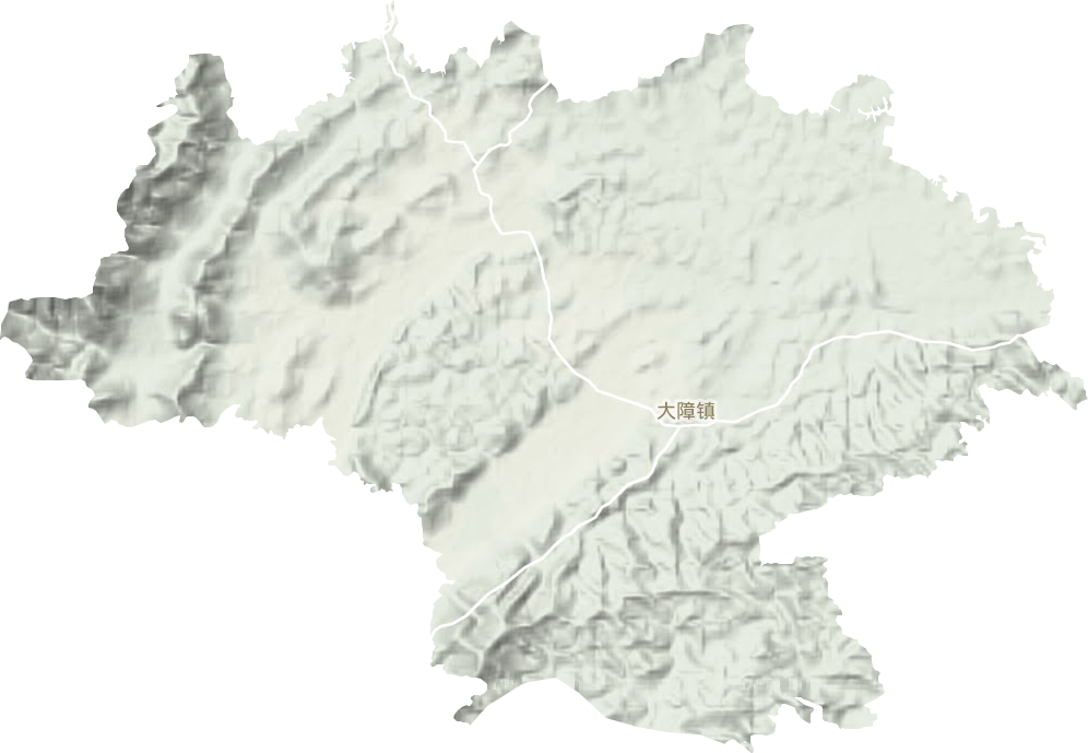 大障鎮地形圖