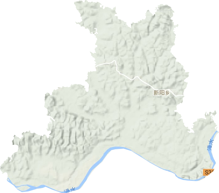 新陽鄉地形圖