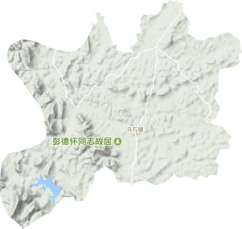 烏石鎮地形圖