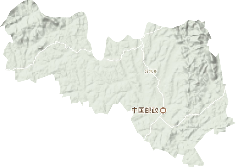分水鄉地形圖